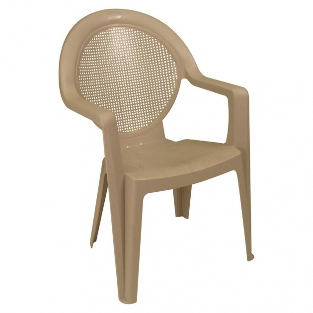 Attractive High Back Plastic Patio Chairs Images
