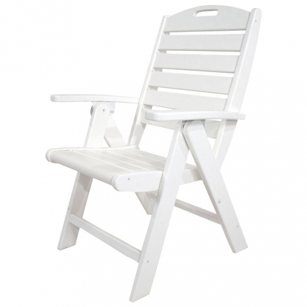 Elegant High Back Plastic Patio Chairs Image