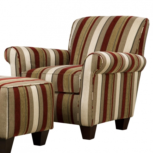 Elegant Striped Accent Chairs Pics