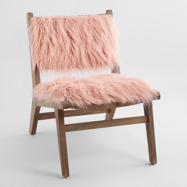 Fresh Light Pink Accent Chair Image