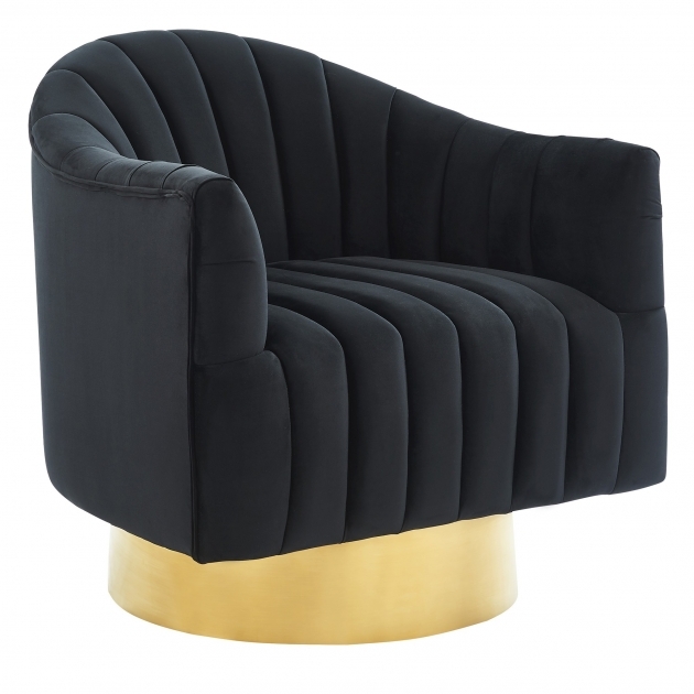Gorgeous Black And Gold Accent Chair Pictures