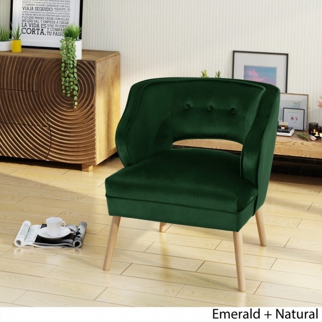 Great Emerald Green Accent Chair Photo