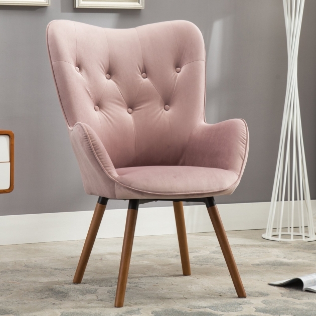 Interesting Hot Pink Accent Chair Image