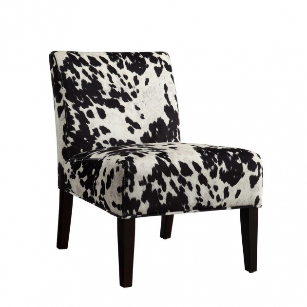Luxurious Cowhide Accent Chair Photo