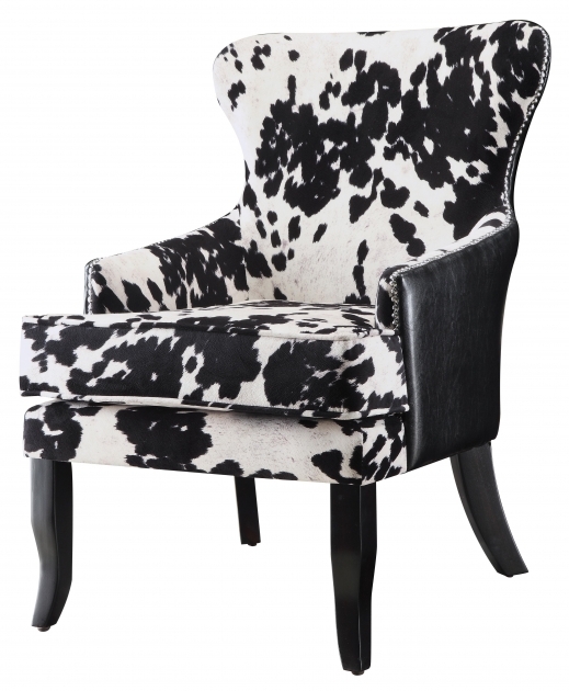 Mesmerizing Cowhide Accent Chair Picture