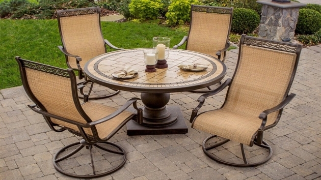 Top Sling Swivel Rocker Patio Chairs Image
